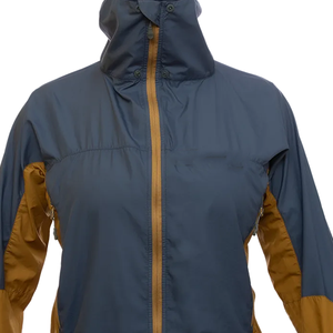 Veste d'extérieur unisexe Velez coupe-vent respirante, imperméable, avec fermeture éclair directionnelle, capuche compatible casque, double ventilation, poches poitrine - Product Image 4