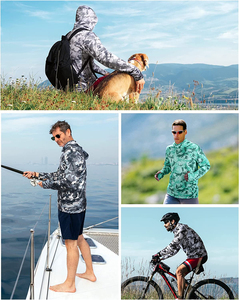 Sweat à capuche confortable pour hommes, idéal pour les sports de plein air, la pêche, style personnalisé, vêtements de pêche en tissu premium - Product Image 6