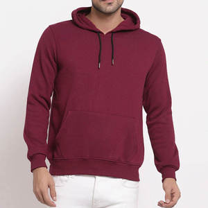 OEM Manufacturer Custom Cotton Fleece Hoodies Wholesale Private <b>Label</b> High GSM Bulk Production Plain Brand Hoodie Supplier - Product Image 1
