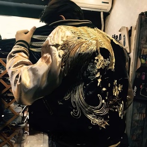 เสื้อแจ็คเก็ตวาร์ซิตี้ผู้ชายแบบลำลองสั่งทำพิเศษ คอตั้ง คุณภาพพรีเมียม มีให้เลือกหลายสี - Product Image 4