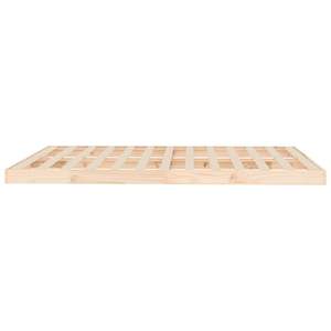 Cadre de lit en bois de pin massif 213,5 x 104 x 9 cm Lits en bois massif naturel - Product Image 5