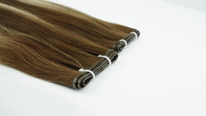 Piano Volume Genius weft Hot trend Slavic straight <b>hair</b> with super full end Wholesale 100% <b>Human</b> <b>Hair</b> with cuitcle aligned - Product Image 3