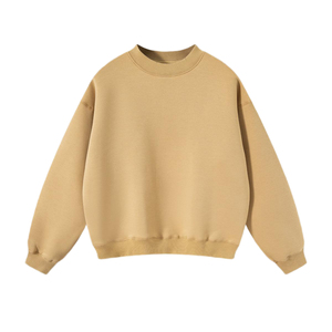 High Quality Crewneck Drop Shoulder Men's Blank <b>Sweatshirt</b> Unisex Custom Logo <b>Sweatshirt</b> <b>Embroidery</b> <b>Sweatshirts</b> for Men - Product Image 3