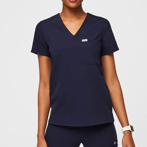 Unisex Hospital Uniform Breathable Lightweight Cotton <b>Scrub</b> Suit Customizable Comfortable Woven <b>Scrub</b> <b>Top</b> Pants for Medical - Product Image 2