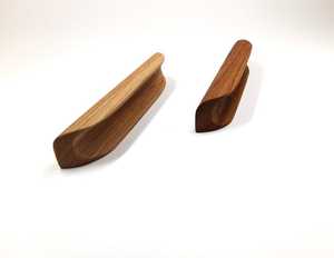 Tirador de Mueble Rectangular de Madera con Acabado Natural, Diseño Minimalista, Herraje Duradero para Puertas y Cajones - Product Image 4