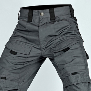 Pantalones Cargo Tácticos para Hombre con Logotipo Personalizado, Grises, Cintura Alta, Secado Rápido, Transpirables, Ligeros, de Lona, para Senderismo al Aire Libre - Product Image 4