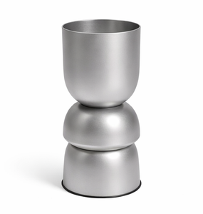 Best Arrival Metal Iron Planter <b>Pot</b> Matte <b>White</b> Succulent Planter <b>Pot</b> Round Minimalist Indoor Planter Customize Size Shape - Product Image 1