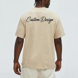 Nouveauté - Produit très vendu - T-shirt pour homme en coton 100% - Poids lourd 200g - Coupe ample - Couleur unie - Séchage rapide - Idéal pour l'été - Product Image 2