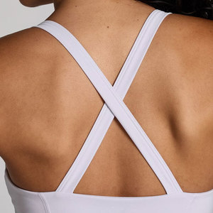 Ropa Deportiva para Mujer, Nueva Colección, Cuello en U, Diseño Cruzado en la Espalda, Tejido de Punto, Ropa de Gimnasio, Ropa de Verano, Transpirable, Alta Elasticidad - Product Image 4