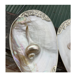 Repose-baguettes en forme d'escargot, coquille polie du Vietnam, pour la décoration de table à la maison et dans les restaurants haut de gamme - Product Image 6