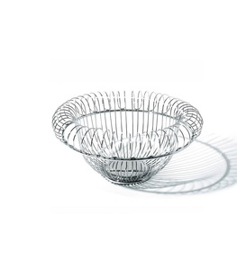 Panier à fruits décoratif moderne en métal avec design en fil ouvert pour une meilleure circulation de l'air, parfait pour conserver les fruits frais - Product Image 3