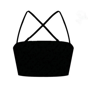 Trendy Women Rhinestone Letter Tube Crop Top Custom Strap Party Streetwear Crop Tank Tops Sleeveless Sparkly Top Women's <b>shirt</b> - Product Image 6
