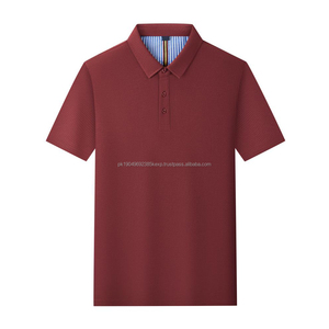 Camiseta de Golf Personalizada con Estampado para Hombre y Mujer, Patrón Sólido, Bordado en Tela de Algodón Transpirable, Corte Corto para Polo - Product Image 2