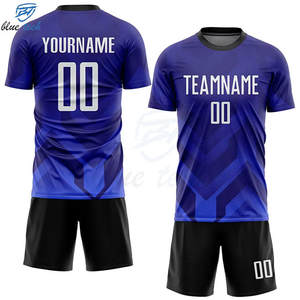 Conjunto de Uniforme de Fútbol Personalizado para Hombre, Talla Grande, Transpirable, Pantalones Cortos y Camiseta, 100% Poliéster, Nombre y Número Personalizados - Product Image 6