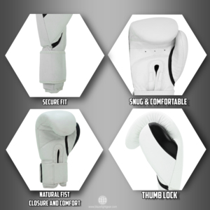 Training Boxing Gloves for Sparring Kickboxing Muay Thai Bag Work MMA Glove in Genuine Leather Wide <b>Strap</b> <b>Velcro</b> Closure Glove - Product Image 5