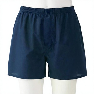 Calzoncillos bóxer de algodón 100% para hombre 2026, de tiro medio, holgados, con estampado de flechas y cuadros tejidos, transpirables, con logotipo personalizado en la cintura. - Product Image 5