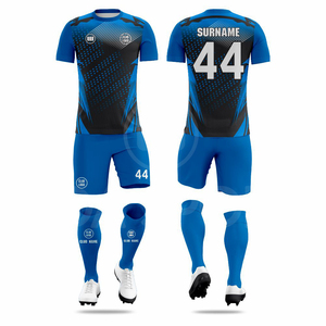 Maillots de football personnalisés unisexes 100 % polyester par sublimation, les plus vendus 2026 – Uniformes d'équipe à séchage rapide et anti-humidité pour printemps/automne - Product Image 1