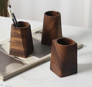 Portalápices de madera para oficina, hogar y escuela, tamaño personalizado y venta desde India, artesanía natural. - Product Image 3