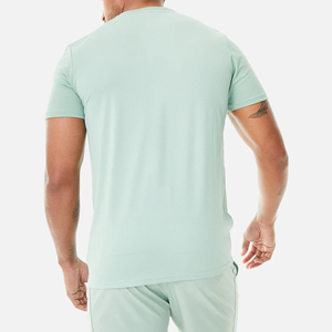Ensemble short et t-shirt décontracté en tricot extensible (spandex/coton) pour homme, séchage rapide, idéal pour l'été - Product Image 6