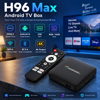 Le Plus Récent Décodeur TV H96 MAX Android 14 Amlogic S905L3 Quad Core Lecteur Multimédia 4K UHD Double WiFi