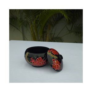 High Quality Handicraft Products Wholesale Customized Pattern Lacquer Round Big Box <b>Lacquerware</b> Box From Vietnam Manufacturer - Product Image 5