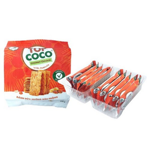 Croustilles de noix de coco TOPCOCO aux cacahuètes 150g, collation croustillante noix-coco-cacahuètes, prix compétitif, vente en gros, exportation - Product Image 2