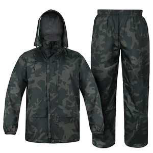 Rain <b>Ponchos</b> For Adults Unisex Hiking Raincoat For Fishing Rain <b>Ponchos</b> With Hood For <b>Men</b> Women Raincoat Jacket Pant - Product Image 6