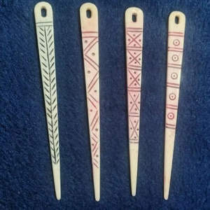 เข็มถักทำมือจากวัสดุธรรมชาติ กันน้ำ ใช้สำหรับงาน DIY ทอผ้า ถักพรม งานฝีมือคุณภาพสูง ทนทานเหนือกาลเวลา - Product Image 4