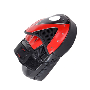 Guantes de Boxeo Transpirables de PU, Negros y Rojos, Almohadillas de Entrenamiento para Golpear - Product Image 3
