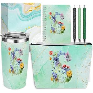 แก้วน้ำส่วนตัวขนาด 20 ออนซ์ พร้อมสลักอักษรย่อ ของขวัญวันเกิดสำหรับผู้หญิง ของขวัญคริสต์มาสสำหรับภรรยาหรือแฟนสาว - Product Image 2