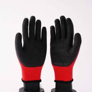 Gants de travail de sécurité industriels en coton enduit de latex à prix de gros pour la construction - Product Image 6