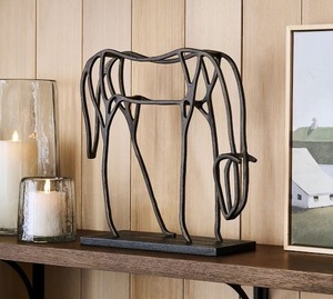 Escultura Abstracta de Caballo – Decoración Ecuestre Moderna para un Estilo Interior Contemporáneo - Product Image 1