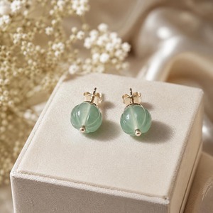 Pendientes colgantes de piedras preciosas verdes naturales, Plata de Ley 925, diseño de flores, joyería hecha a mano, elegante para mujer, para el día a día, fiesta de aniversario - Product Image 1