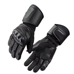 Guantes de Motocicleta de Cuero Impermeables con Pantalla Táctil, Diseño de Dedos Completos para Deportes al Aire Libre Unisex y Conducción en Invierno y Todas las Estaciones - Product Image 1