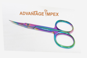 Tijeras de Uñas con Punta Curva y Recubrimiento de Plasma Negro, Hoja Superfina Curva, Herramientas de Belleza, Tijeras de Uñas de Acero Inoxidable - Product Image 3