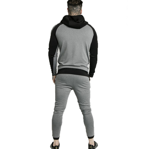 Conjunto Deportivo con Capucha para Hombre, Diseño Color Block, Manga Larga, Transpirable, Informal, para Correr, con Logotipo del Fabricante, Marca Privada, OEM - Product Image 3