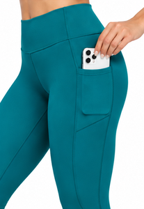 Ensemble de yoga deux pièces pour femme : Soutien-gorge de sport et leggings taille haute – Tenue de sport personnalisée pour gym, Pilates, fitness – Respirant et séchage rapide - Product Image 4