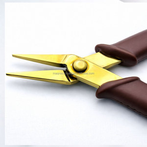 Custom Gold Needle Nose Pliers Stainless Steel Jewelry Repair <b>Wire</b> Wrapping <b>Craft</b> Hand Tool - Product Image 3