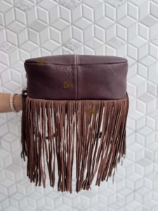 High Quality Fringe Handbag Hand Tooled Carving Leather <b>Bag</b> Gypsy <b>Boho</b> Checkers Handmade Real Leather Western Multi Uses <b>Bag</b> - Product Image 4