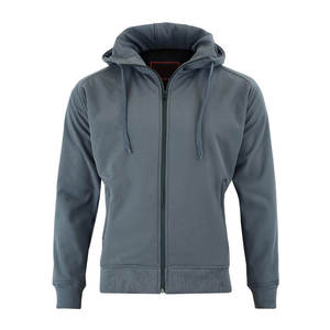 Mens Sports Zip Up Hoodie Activewear Zipper Hoodie Full Front Closure Drawstring Hood Long Sleeve Training Leisure <b>Jackets</b> OEM - Product Image 1