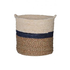 Handwoven Seagrass <b>Storage</b> <b>Basket</b> with Handles Decorative Natural Jute <b>Rope</b> Organizer for Home Decor Rattan Laundry <b>Basket</b> - Product Image 2