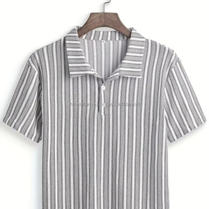 Venta al por mayor de fábrica, logotipo de verano, precio al por mayor, camiseta de manga corta para hombre, polos 2025, polos para hombre - Product Image 1