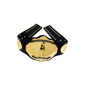 Ceinture de Champion de Fantasy Football Personnalisable, Plaque Dorée de Haute Qualité, Ceinture Sportive avec Design Premium pour les Vainqueurs - Product Image 6