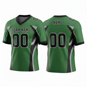 Camiseta de Fútbol Personalizada para Adultos, Manga Corta, Transpirable, Opción de Talla Grande, Cuello en V, 100% Poliéster - Product Image 5