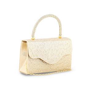 Pochette de mariée dorée pour femmes - Product Image 2