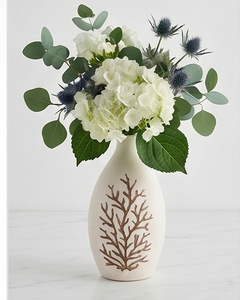 Jarrón de Cerámica Hecho a Mano con Diseño de Coral Marrón, Ideal para Decoración del Hogar, Mesas de Oficina, Bodas o Regalos - Product Image 2