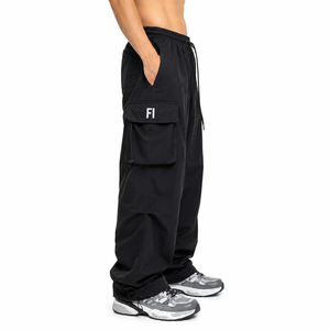 Pantalones Cargo Holgados al por Mayor, 100% Nailon, Pantalones Deportivos, Sublimación Personalizada, Ropa Urbana Informal, Pantalones Holgados Ligeros para Hombre - Product Image 3