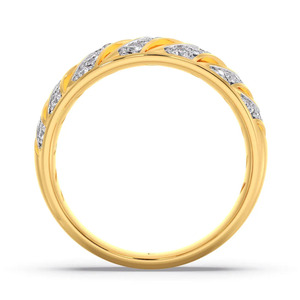แหวนทองลายฉลุรูปทรงเพชรแนวทแยง - Product Image 1