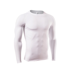 Men's Customized Long Sleeve Rash Guard Breathable Anti-Bacterial Eco-Friendly Quick Dry Sport OEM Men <b>Compression</b> <b>Shirt</b> - Product Image 3