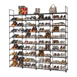 Scarpiera Moderna a 10 Livelli, Organizzatore per Ingresso con Capacità di 80 Paia, Mobile Scarpiera Impilabile - Product Image 5